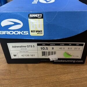 Vintage Brooks Adrenaline GTS 5 Running Shoes Womens 10.5 White Navy 42126 161